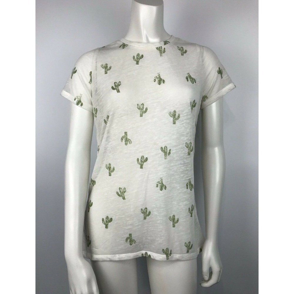 Zoe and Liv Women's T Shirt Blouse Target Cactus S
